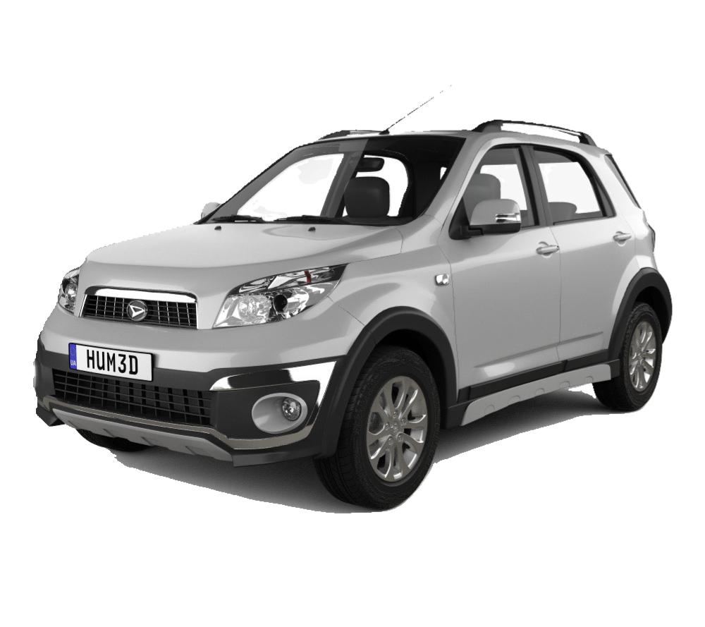Daihatsu_Terios 2013-2017- lyžiny